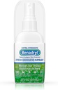 Benadryl Extra Strength Anti-Itch Cooling Spray, topique Analgésique et protecteur de la peau pour le soulagement de la plupart des démangeaisons extérieures, taille de voyage, 2 fl. oz (paquet de 3)