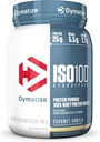 Dymatize ISO100 hydrolysiertes Proteinpulver, Weiß, Gourmet Vanille, 25.6 Unze