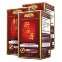 AFC Japon Ultimate Liver Care – Nettoyez la formule de désintoxication avec l'acide aminé L-Ornithine, la L-Citrulline, la L-Cystine et le curcuma – Supplément de soutien de la santé du foie, 90 Capsules de Véggie x 3