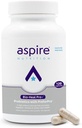 Aspire Nutrition Bio-Heal Pro+ 6-en-1 Probiotique Capsules Supplément – Formule probiotique quotidienne pour les femmes, les hommes et les enfants - 30 jours d'approvisionnement
