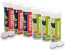 Drinklits Lime citron Electrolyte Hydratation et fraises Comprimés d'immunité (6) Combo de Tube Pack de Grand Goût – Sans gluten – Utilisation quotidienne de 60 portions (10 comprimés par tube)