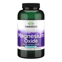 Swanson Magnésium Bone & Muscle Health Support 200 Milligrammes (2 capsules par 400 mg d'oxyde de magnésium) 500 Capsules
