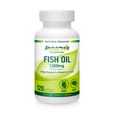 Huile de poisson 1000mg – Soutien du cœur, du cerveau et des yeux avec Omega-3 EPA & DHA, 120 Softgels, non-OGM