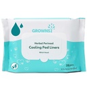 Liners de refroidissement périnéal apaisant de longue durée Grownsy, 28PCS Liner de refroidissement postpartum pour la récupération postpartum, Linge de refroidissement hémorroïde périnéal pour soins essentiels postpartum Mom