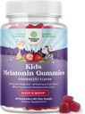 Natures Craft Melatonin Gummies for Kids Sleep Support - Enfants sans tracas Melatonin Gummies for Mood Support - Delicious and Tummy Friendly Gummy 1 Mg Little Ones Non-OGM Gluten Free and Halal