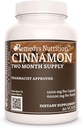 Remedys Ernährung Cinnamon Bark Ceylon | 1.000 mg, 60 Vegan Kapseln pflanzliche Nahrungsergänzung | Zwei Monate Versorgung