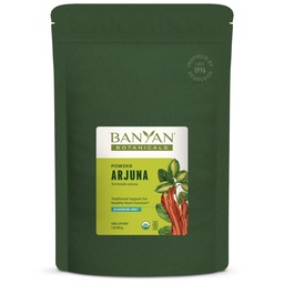 Banyan Botanicals Arjuna Poudre d'écorce – Arjuna biologique (Terminalia Arjuna) – Supplément de santé cardiaque à base de plantes naturelles et tonique rajeunissant* – 1 lb – Vegan non-OGM d'origine durable