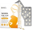 Acide folique de BHK, avant pendant après la grossesse, soutenir le développement du système nerveux bébé, vitamines essentielles pour maman et bébé, 90 comprimés