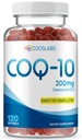 CoQ10 200mg - Coenzyme Q10 complément alimentaire, facile à avaler 120 Softgels