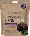 The Wellness Company Bison Liver | 180 Collagen Capsules (1 Monat Versorgung) | 100% Grass-Fed Freeze-Dried Organ | Non-GMO, Gluten-Free | Boosts Metabolism & unterstützt Collagen Produktion
