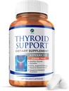 1 Body Thyroid Support Supplement, Iodine-Free, Vegan, mit L-Tyrosine und Ashwagandha, 60 Kapseln