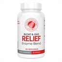 Silber Fern Bloat & Gas Relief Verdauungsenzym Mischung - 1 Flasche = 30 Portionen - FODMAP & Bloating Digestion Supplement mit Tolerase L, Pectinase & More (1 Flasche)