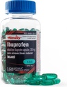 LABS TEMPORAIRE, INC. Ibuprofène en temps opportun 200mg - 160 Softgels liquides - Soulagement de la douleur Softgels et réducteur de fièvre - pour soulager les maux de tête, la douleur menstruelle, les douleurs dentaires