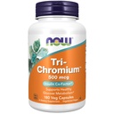 MAINTENANT Aliments suppléments, Tri-ChromiumTM 500 mcg avec cannelle, Insulin Co-Factor*, 180 gélules