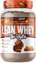 Poudre de protéines de Lean Whey RevolutionTM - Isolation de protéines de Whey - Faible teneur en calories, faible teneur en glucides, faible teneur en gras, colorants incroyables - 25g de protéines par scoop (2LB, beurre d'arachide au chocolat)