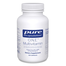 Encapsulations pures Multivitamine O.N.E. - Multivitamine une fois par jour avec la métafoline complexe antioxydante, la coQ10 et la lutéine pour soutenir la vision, la fonction cognitive et la santé cellulaire* - 120 capsules