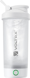 Bouteille de shaker de protéines VOLTRX, fusion USB C Mélangeur de protéines électriques rechargeables, tasses de shaker pour les shakes de protéines et de substitut de repas, sans BPA, 24oz