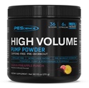 PEScience Poudre de pompe à oxyde nitrique à haut volume sans Stim-Free avec Nitrate L Citrulline et L Arginine, Pré-entraînement non Stim pour les hommes et les femmes, 36 Scoops, Punch Guava Ananas