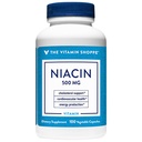 La vitamine Shoppe Niacine - Soutien au cholestérol - 500 MG (100 capsules végétales)