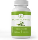 Ingrédients originaux purs Bacopa Monnieri, (100 Capsules) Toujours Pure, Pas d'additifs ou de remplissages, Verified Lab