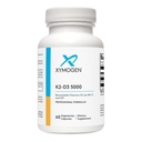 XYMOGEN K2-D3 5000 - Vitamin D3 K2 - Bioverfügbares Vitamin D 5000 IU (Cholecalciferol) mit MK-7 - Herz, Arterial, Knochengesundheit + Immununterstützungsergänzung (60 Kapseln)