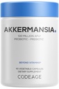 Codeage Akkermansia Muciniphila Probiotic Supplement - 3 mois d'approvisionnement d'Akkermansia et d'inuline de chicorée - Racine quotidienne de chicorée de probiotique synbiotique - 100 millions d'UFA - Sans gluten - 90 capsules