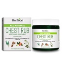 HERBION Naturals Poitrine - Onguent apaisant avec des vapeurs apaisantes pour les adultes et les enfants 2+ - Soulage la toux, le froid, le nasal et la congestion thoracique – réduit les douleurs musculaires et articulaires (3.53 Oz (paquet de 1)