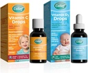 Colief Immununterstützung Bundle enthält Vitamin D 3 Tropfen | Liquid Vit D3 Ergänzung für Babys aus Geburt | 0.67 Fl Oz Vitamin C Tropfen für Babys | Infants Alter +1 | 600 Tropfen