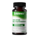 Leber-Detox-Ergänzung, 30.000 mg Milchdistle-Extrakt, Kurkuma, Artichoke & Glutathione – Unterstützt Lebergesundheit & Antioxidans Funktion – 60 Tabletten
