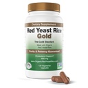 Hergestellt mit 600 mg Organic Red Yeast Rice - IP6 International - 120 vegetarische Kapseln