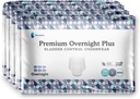 Because Unisex Premium Overnight Plus Pull Up Underwear - Extremely Absorbent, Soft & Comfortable Nighttime Leak Protection - White, XX-Large - Absorbs 6 Cups - 10 Count