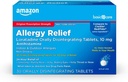   Basic Care Loratadine Orally Disintegrating Tablets, 10 mg, Antihistamine, Allergy Medicine, 24 Hour Relief, 30 Count