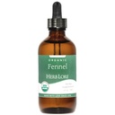 Teinture de graines de fenouil biologique Herb Lore - Apaisant Gaz et Bloating - Supplément de soutien à l'allaitement - 4 fl oz