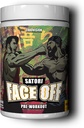 Ekkovision Pré entraînement Satori Face Off avec Tingle, Pineapple Flavor, Préentraînement pour les hommes, Poudre de préentraînement, Énergie, Focus, Support de performance pour gymnastique, Weightlifting, Running, Training, 40 Servitures