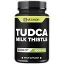 WELBUDA 1000mg Supplément Tudca avec extrait de chardon de lait - 60 Capsules Vegan - Support pour système immunitaire, santé de la digestion, purification du corps et santé du cerveau