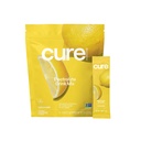 Cure Hydration | Pflanzenbasierte Elektrolyt-Getränk-Mix | Kein hinzugefügter Zucker | FSA & HSA | Dehydration Relief Pulver mit Kokoswasser hergestellt | Non-GMO | Vegan | Beutel von 14 Packungen - Lemonade