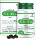 DURJA Comprimés de Spiruline Biologique - La plupart des protéines bio-disponibles et Nutri-Dense Superfood , Immunity and Health Supplement , Métabolisme Booster , 100% Vegan , 60 Comprimés (500mg Chaque)...»
