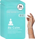 Der gute Patch Be Calm Patch mit Hanf, Unwind + Decompress, Natural Patch mit Hanfextrakt, Ashwagandha Root, Passionflower, Plant Powered Wearable Wellness, Sustained Release (24 Total Patches)