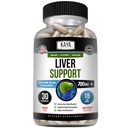 Kaya Naturals Nettoyez le foie Détox & Réparation - Supplément de chardon de lait - Détox du foie pour les femmes et les hommes - Extrait d'artichaut et Capsules de racine de dandelion - 30 Compte