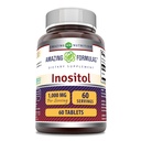 Formules étonnantes Inositol 1000mg Supplément (en anglais seulement) Comprimés non-OGM (en anglais seulement)