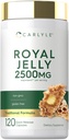 Carlyle Royal Jelly Capsule | 2500mg | 120 Count | Non-GMO und glutenfreie Formel | Traditionelle Ergänzung