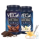 Vega Sport Premium en poudre de protéines, Chocolat + Vanille, Protéine végétale en poudre après l'entraînement - Vegan certifié, végétalien, ami-céto, sans gluten, sans produits laitiers, BCAA acides aminés