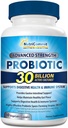 Supplément de probiotiques de 30 milliards de $ 10 souches rares scientifiquement validées de Bacillus subtilis et Bacillus coagulans prébiotiques Soutien immunitaire optimal et santé digestive (1 jour)