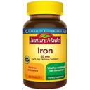 Nature Made Iron 65 mg (aus Eisensulfat) Tabletten für Rote Blutzellbildung (365 ct.).