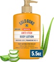 Bond d'or médicamenté Lotion du corps anti-démangeaison 5,5 oz, sans stéroïdes, traitement rapide des démangeaisons