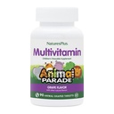 Natures Plus Animal Parade Kinder Chewable Multivitamin - Grape Flavor - 90 Animal-Shaped Tablets - Fördert Gesundheit und Wohlbefinden - Vegetarisch, Glutenfrei - 45 Servietten