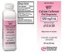 Kalziumkarbonat Oral Suspension 1250mg/5 ml - 16 Oz.