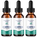 (3 Pack) gouttes d'oreille Cortexi - Formule officielle - Traitement de Cortexi Acouphène Cortexi gouttes de soutien auditif, Cortexi pour sonneries dans les oreilles, Supplément Cortexi gouttes de force maximale Nouvelle amélioration (3 oz)