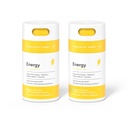 Santé par Habit Energy Supplement 2 Pack (120 Capsules) - Natual Caffeine Blend, Vitamines B & C, soutient les niveaux d'énergie, favorise l'alerte mentale et la concentration, végétalien, non-OGM, sans sucre (2 Pack)
