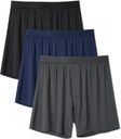 L'ARCHIE DAVID Sous-vêtements modaux ultra doux Boxer pour hommes Boxer souple respirant pour les hommes Pack
